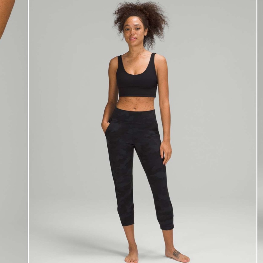 Lululemon Align High-Rise Jogger Crop Heritage 365 Camo Deep Coal Multi Sz.12
